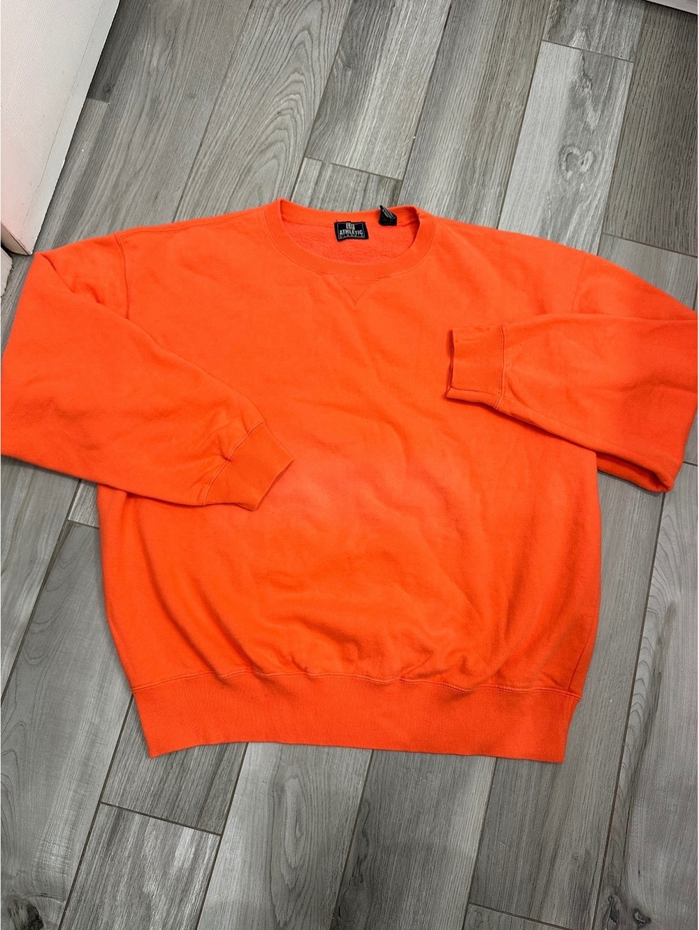 GAP Athletic Classic Orange Crewneck Sweatshirt XL